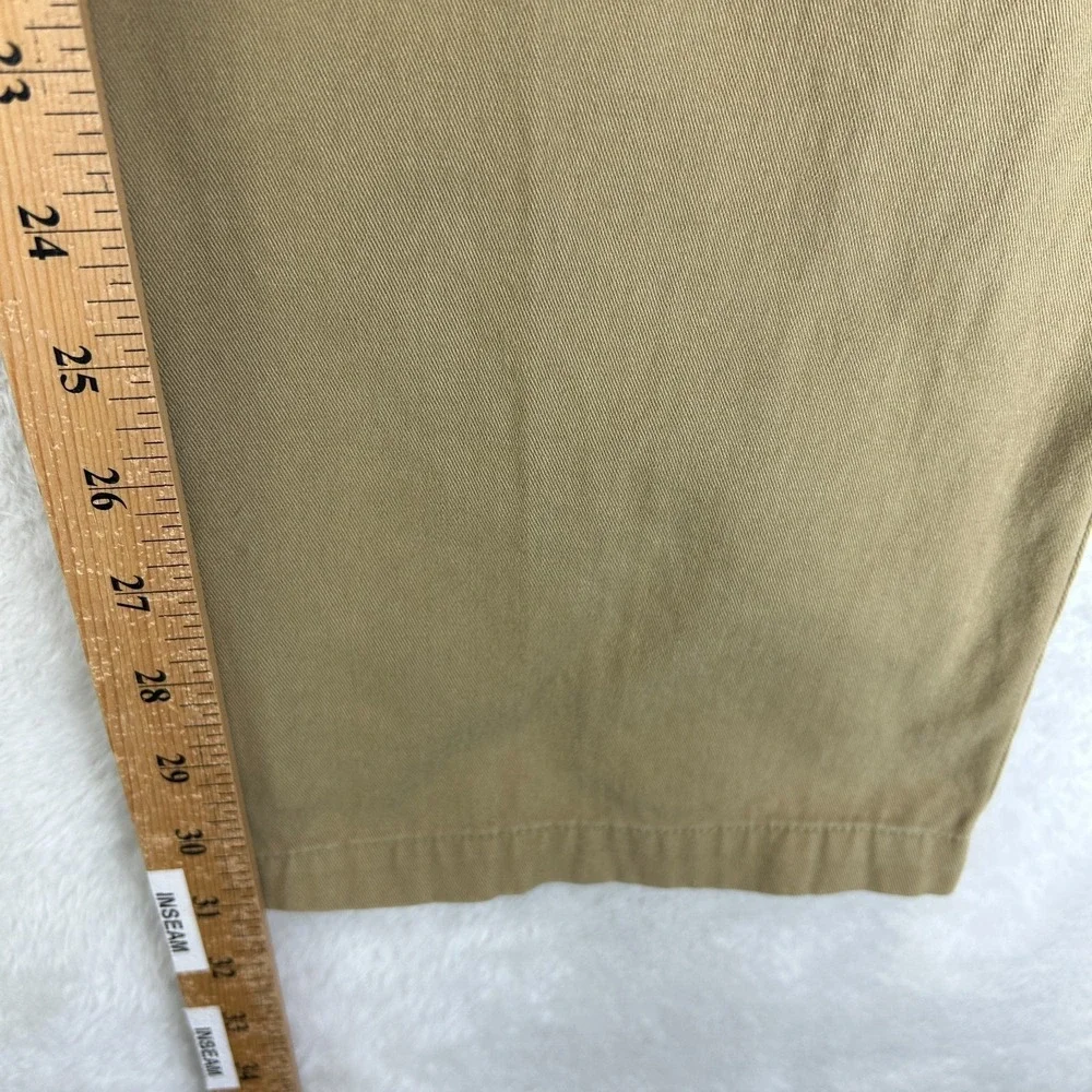Castaway Nantucket Island Chino Pants Mens 34x32 Brown Plaid Lined Mid Rise